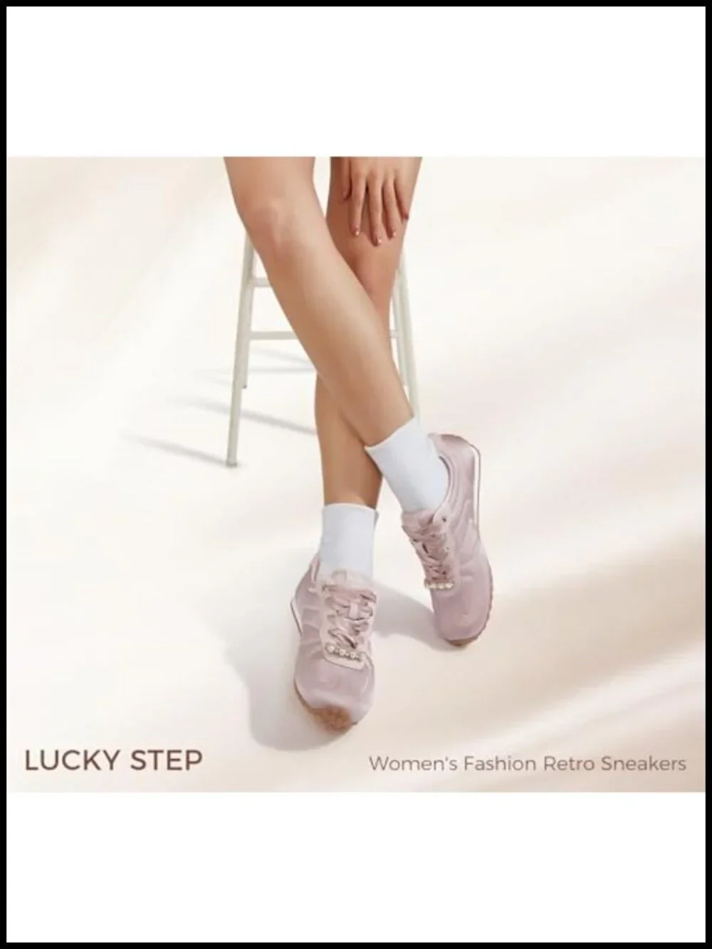 Retro Fashion Sneakers - Non Slip Walking Shoes - Casual Comfortable Tennis